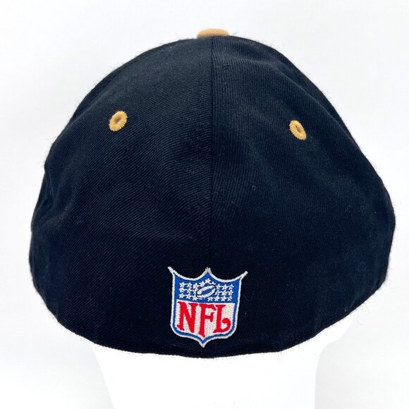 Vintage Mitchell & Ness New Orleans Saints Fitted Cap 7 3/4 Black 25th Ann 1991 - Picture 10 of 16